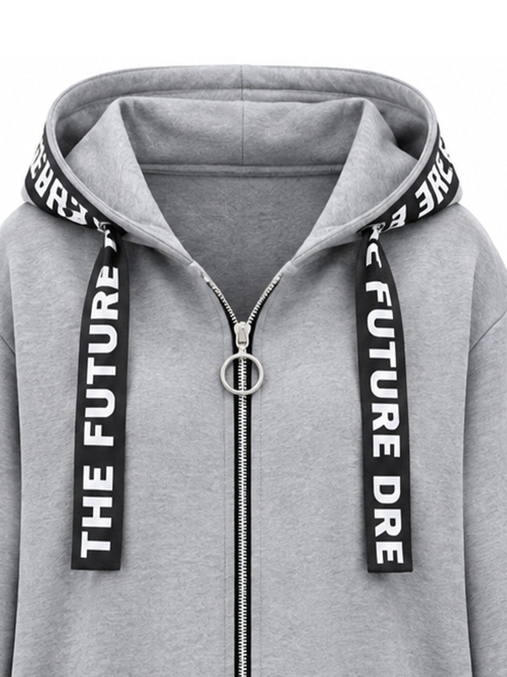 Marlène | Lange Fleece Damesjas met Capuchon