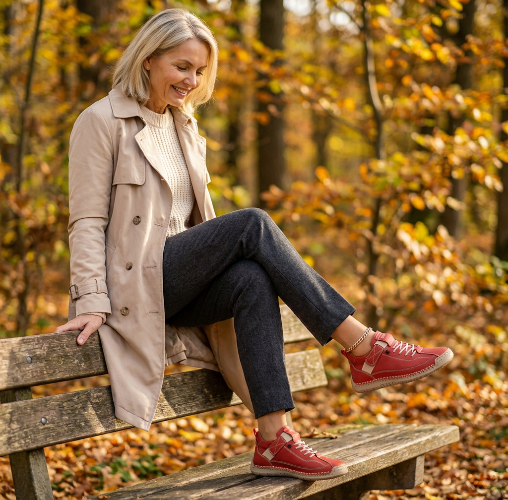 Noëlle | Comfort Dames Sneakers met Flexibele Zool